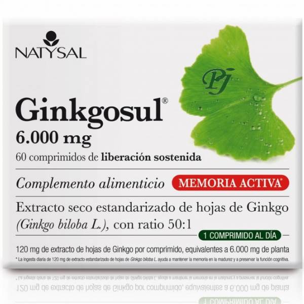Ginkgosul 60 Comprimidos - Natysal