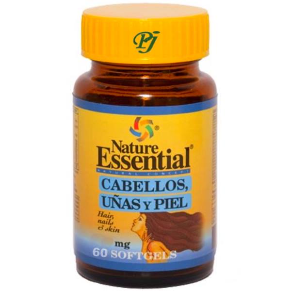 Cabello Uña Piel 60 Perlas 570Mg - Nature Essential
