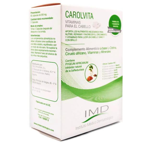 Carolvita Vitaminas Cabello 60 Capsulas - Imd