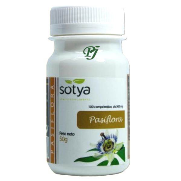 Pasiflora 100 Comprimidos 500Mg - Sotya