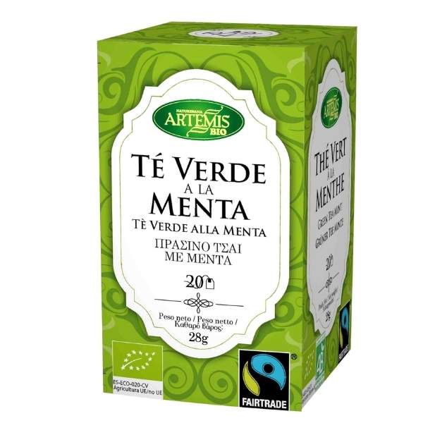 Te Verde A La Menta 20 Filtros Bio - Artemis