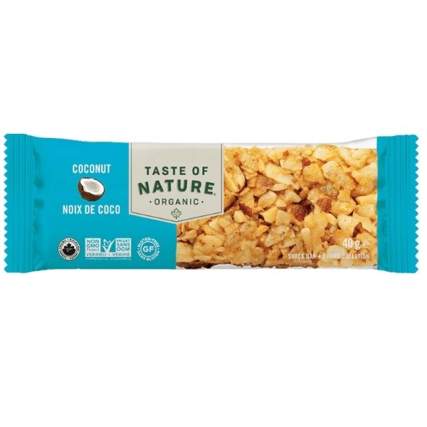 Barrita De Coco Bio 40Gr - Taste Of Nature