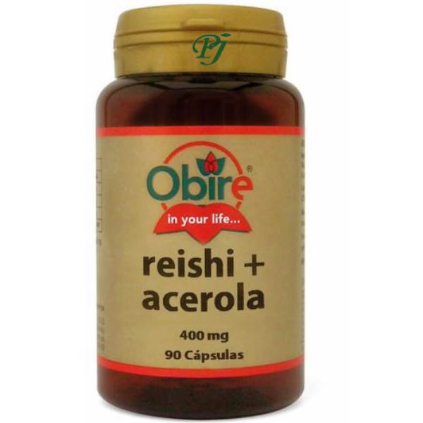 Reishi + Acerola 90 Capsulas 400Mg - Obire