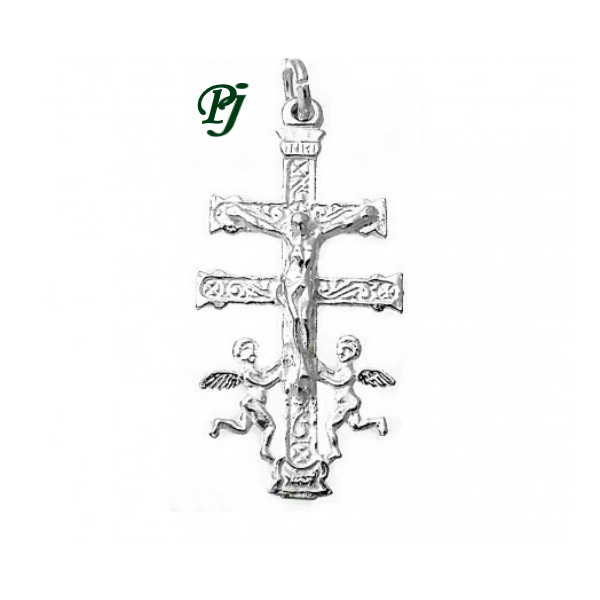 Medalla Plata Cruz Caravaca 1,3Cm Trinidad - Granadiet