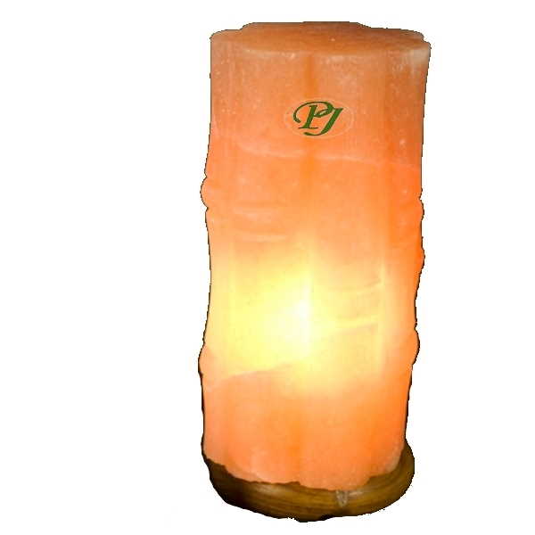 Lamparas Sal Himalaya Bambu