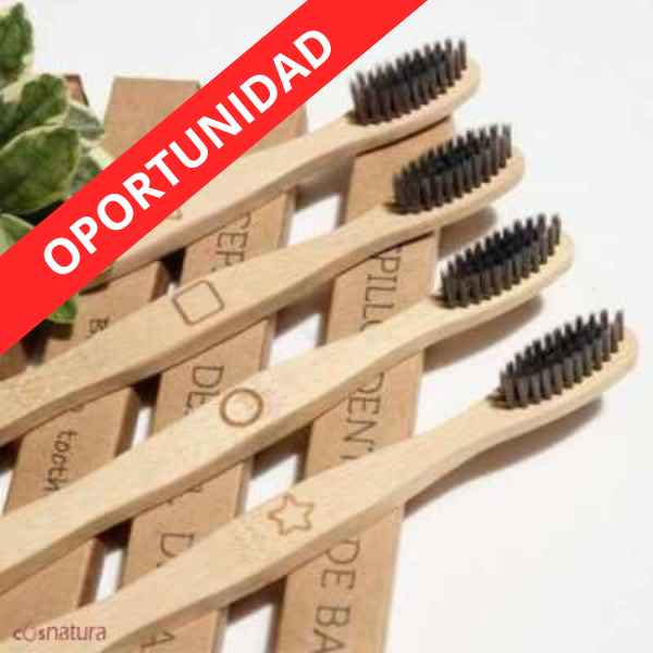 Cepillo Dental Mango Bambu 4Uds - Irisana