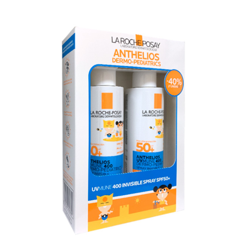 Anthelios Spray Invisible Spf50+ Pediatrics Duplo 200Ml Solar - La Roche