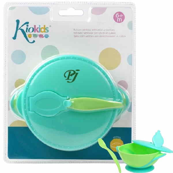 Set Cuenco Cuchara 300Ml 6M+ - Kiokids
