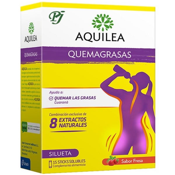 Quemagrasas 15 Sticks Fresa - Aquilea