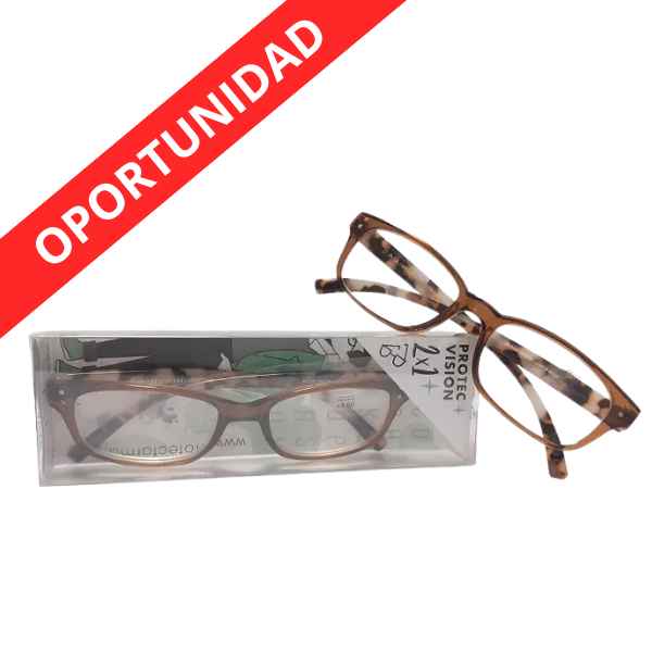 Gafas Presbicia Marrón Protecvision -01,00 Dp  