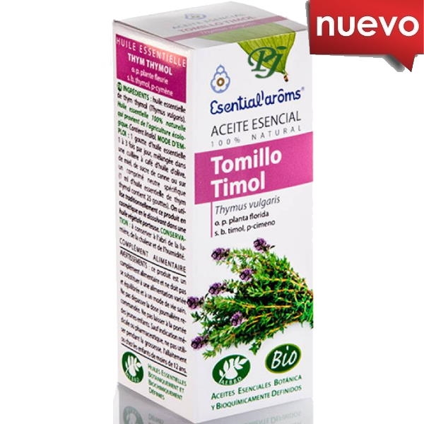 Aceite Esencial Tomillo Timol Bio 10 Ml. - Dietéticos Intersa