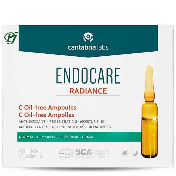 Endocare-C Oil Free Radiance 10 Ampollas 2Ml - Cantabria Labs