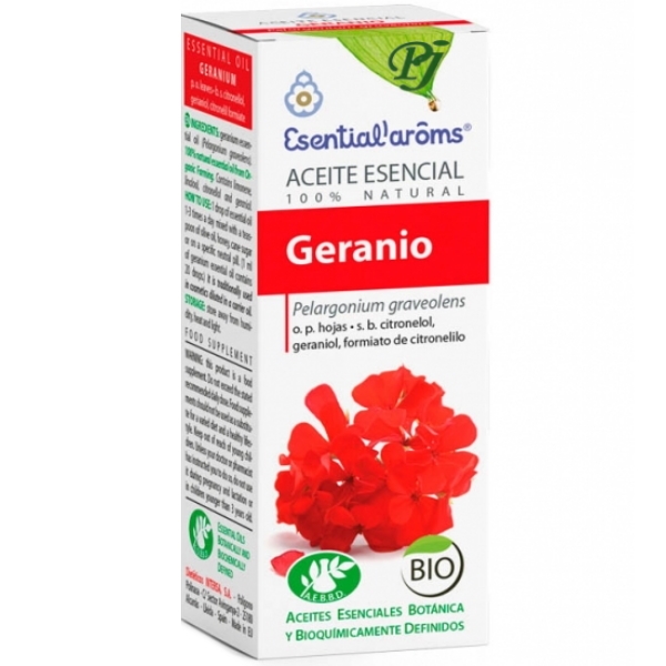 Aceite Esencial Geranio Bio 10 Ml. - Dietéticos Intersa