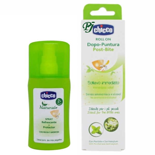 [1300790] Pack Antimosquitos Spray+Roll On - Chicco