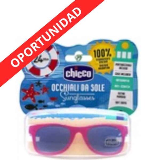 [1300824] Gafas Solares Roja Transparente 24 M+ - Chicco