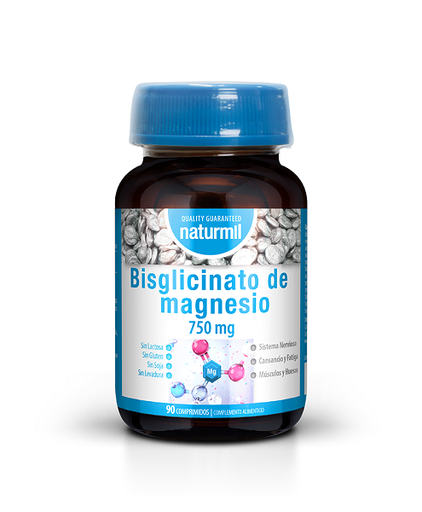 [0505067] Bisglicinato De Magnesio 750 Mg. 90 Cápsulas - Naturmil
