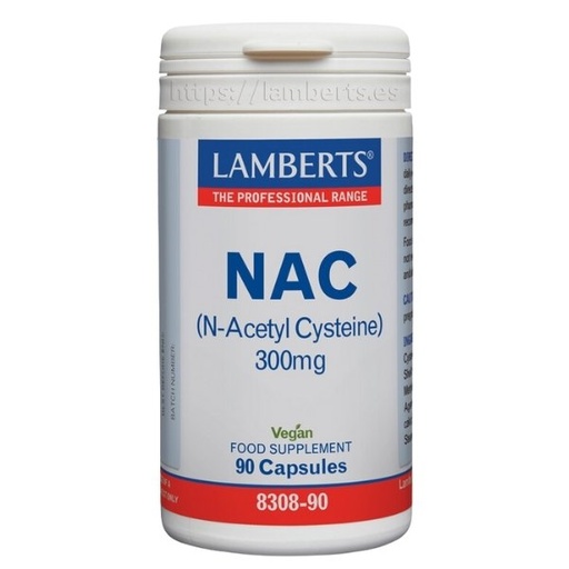[058967] Nac (N-Acetyl Cysteine) 300Mg 90 Cápsulas - Lamberts