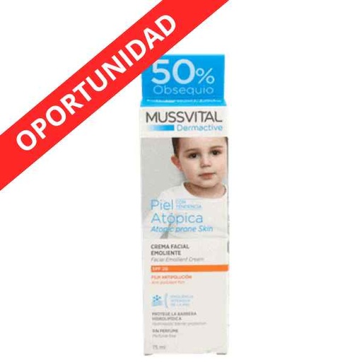 [139424] Crema Facial Atopia Spf 20 75Ml 50% Obsequio - Mussvital