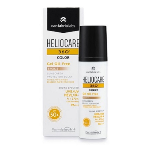 [139714] Heliocare Solar Spf50+ 360º Gel Oil Free Bronze 50Ml - Cantabria Labs