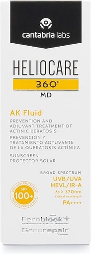 [139746] Heliocare 360 Md Solar 100+ Ak Fluid 50Ml - Cantabria Labs