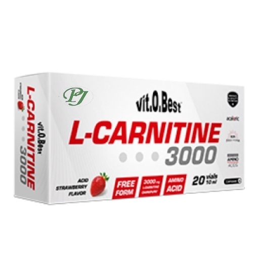 [170052] L-Carnitina 3000 Fresa 20X10 Ml. - VitoBest