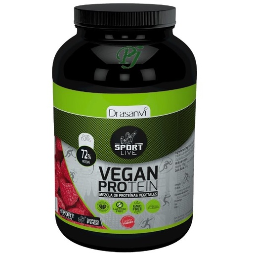 [170121] Proteina Vegetal 72% Frambuesa 600Gr - Drasanvi