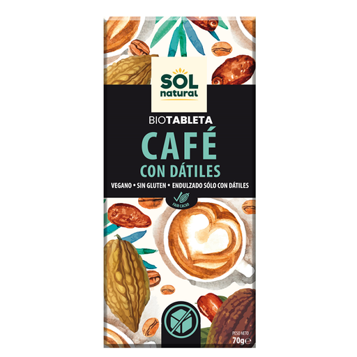 [205782] Tableta Chocolate De Café Con Dátiles Solnatural