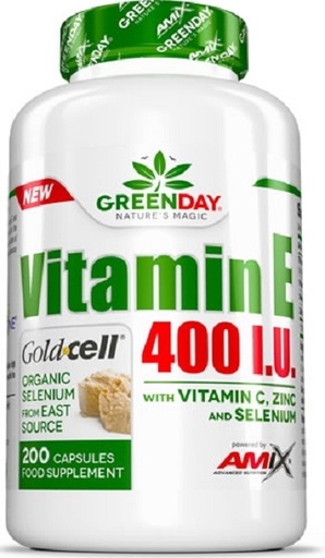 [0505007] Vitamina E 400 I.U. Life+ 200 Caps Greenday Amix
