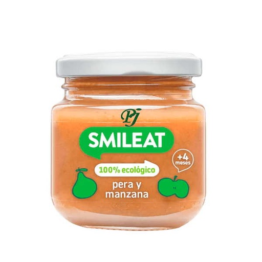 [037078] Potito Pera Y Manzana Eco 130Gr - Smileat