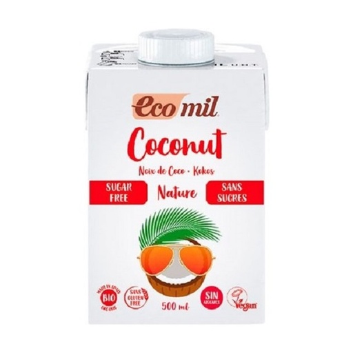 [060075] Bebida De Coco Sin Azucares Añadido 500 Ml Ecomil