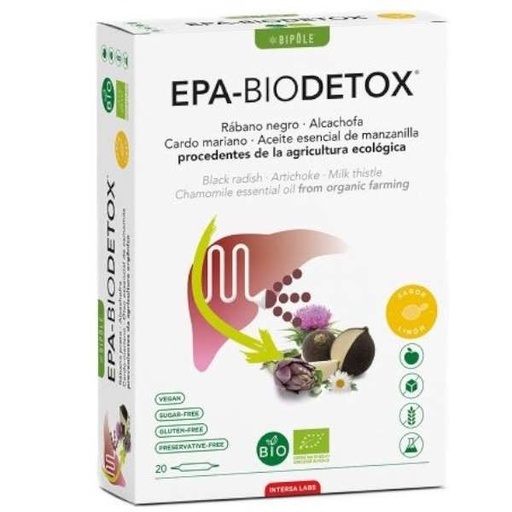 [057120] Bipole Epa-Biodetox Ampollas 20x10 Ml. - Dietéticos Intersa