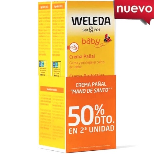 [188754] Crema De Pañal 2X75Ml 50% 2ª Uds - Weleda