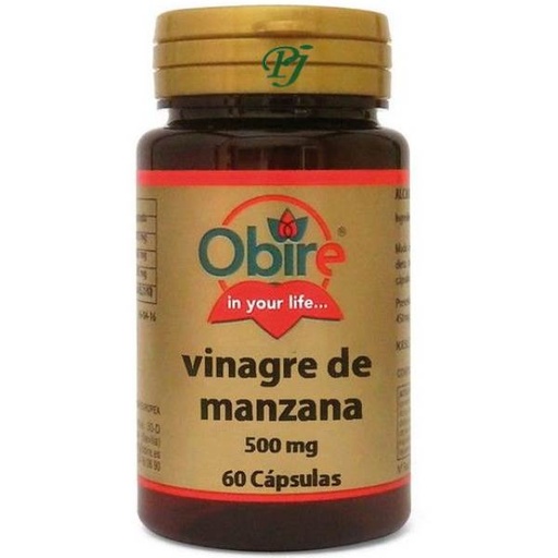 [057382] Vinagre De Manzana 500 Mg. 60 Capsulas - Obire
