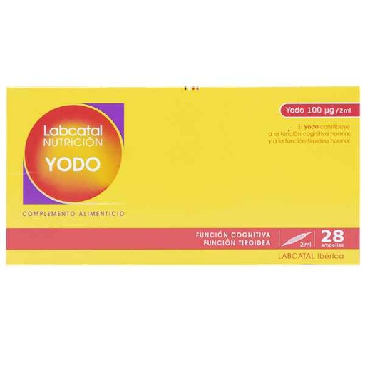 [057479] Labcatal 07 Yodo (I) Ampollas 28X2Ml