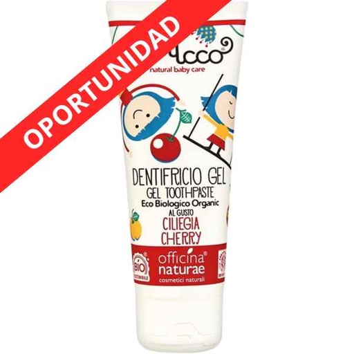 [1300874] Biricco Dentifrico Gel Baby Cereza - Officina Naturae