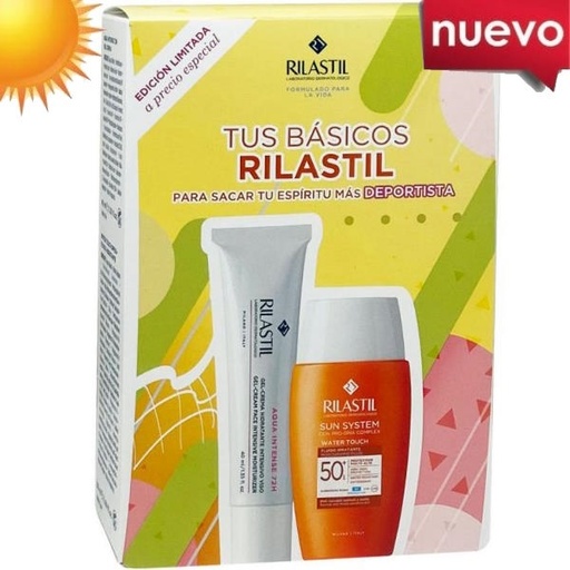 [1300958] Fluido + Gel Crema Solar 50+ Deportista - Rilastil