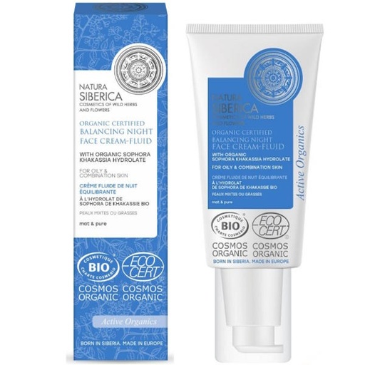 [1300961] Crema Fluida Noche Piel Grasa-Mixta Bio 50Ml - Natura Siberica
