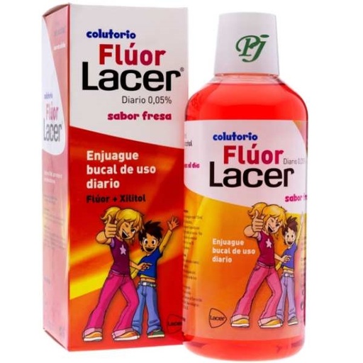 [130601] Colutorio Fluor 0,05% Fresa 500Ml - Lacer