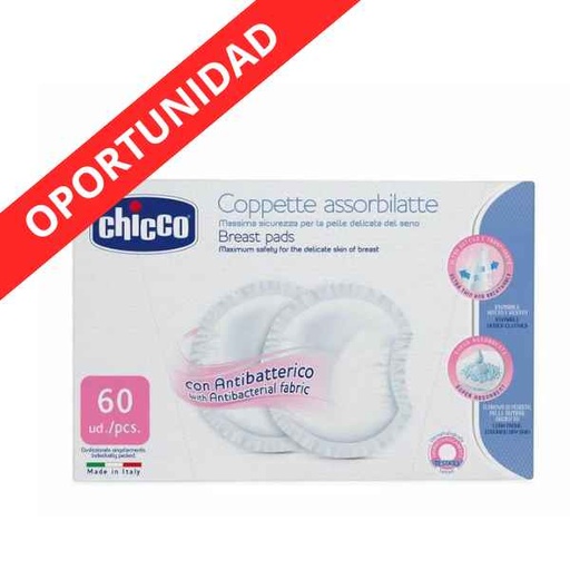 [131598] Discos Absorbentes Antibacterias 60Uds - Chicco
