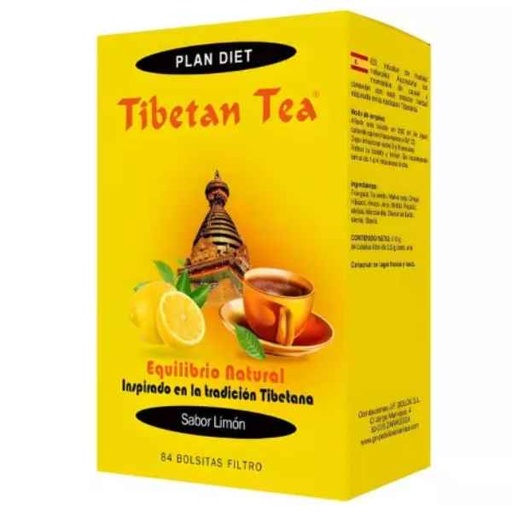 [010013] Te Tibetano Sabor Limon 84 Filtros - Tibetan Tea