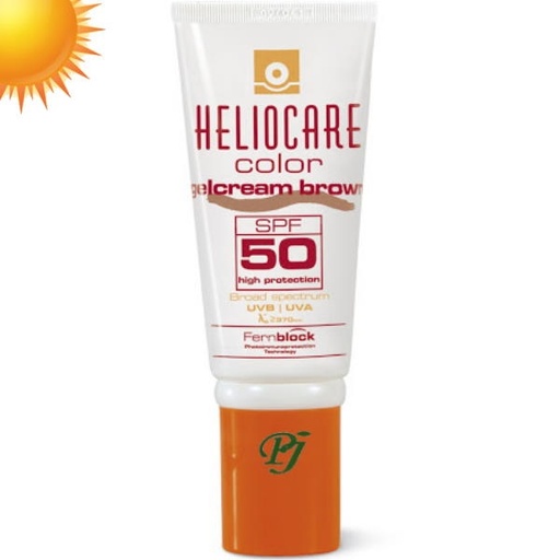 [133672] Heliocare Solar Spf50+ Gel Color Brown 50Ml - Cantabria Labs