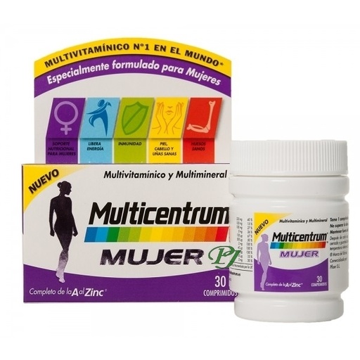 [134074] Multicentrum Mujer 30 Comprimidos