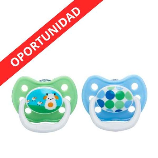 [135860] Drbrowns Chupete Prevent 2Uds. T1 0-6M