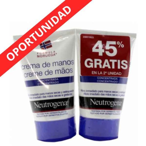 [136097] Crema Manos 50Ml + 50Ml 2ªund 45% Dto - Neutrogena