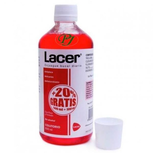 [136101] Colutorio 500Ml + 100Ml Regalo - Lacer