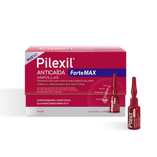 [136137] Pilexil Forte Max Anticaida Ampollas 20X5Ml - Lacer