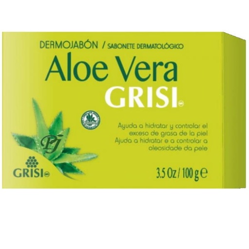 [13617] Jabon Aloe Vera 100Gr - Grisi