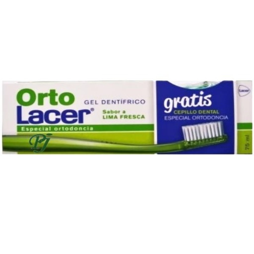 [136270] Orto Gel Dental Lima Fresca 75Ml - Lacer
