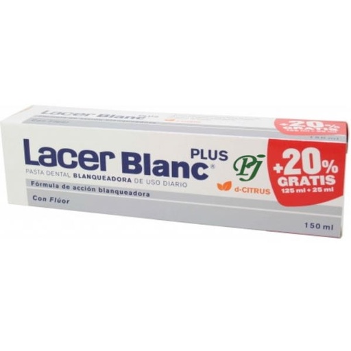 [136632] Blanc Plus Dentrifico Citrus 125Ml + 25Ml - Lacer