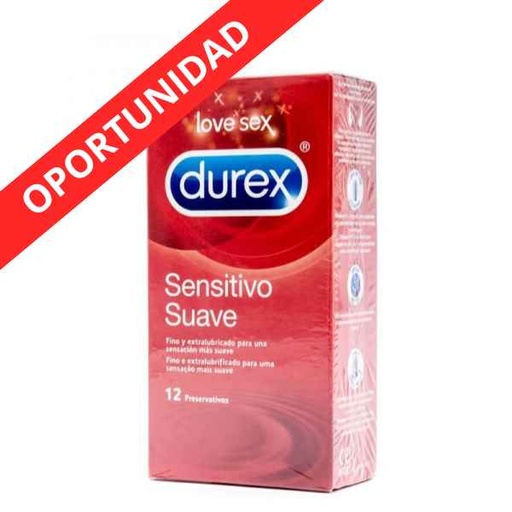 [136702] Durex Preservativos Sensitivo Suave 12Uds
